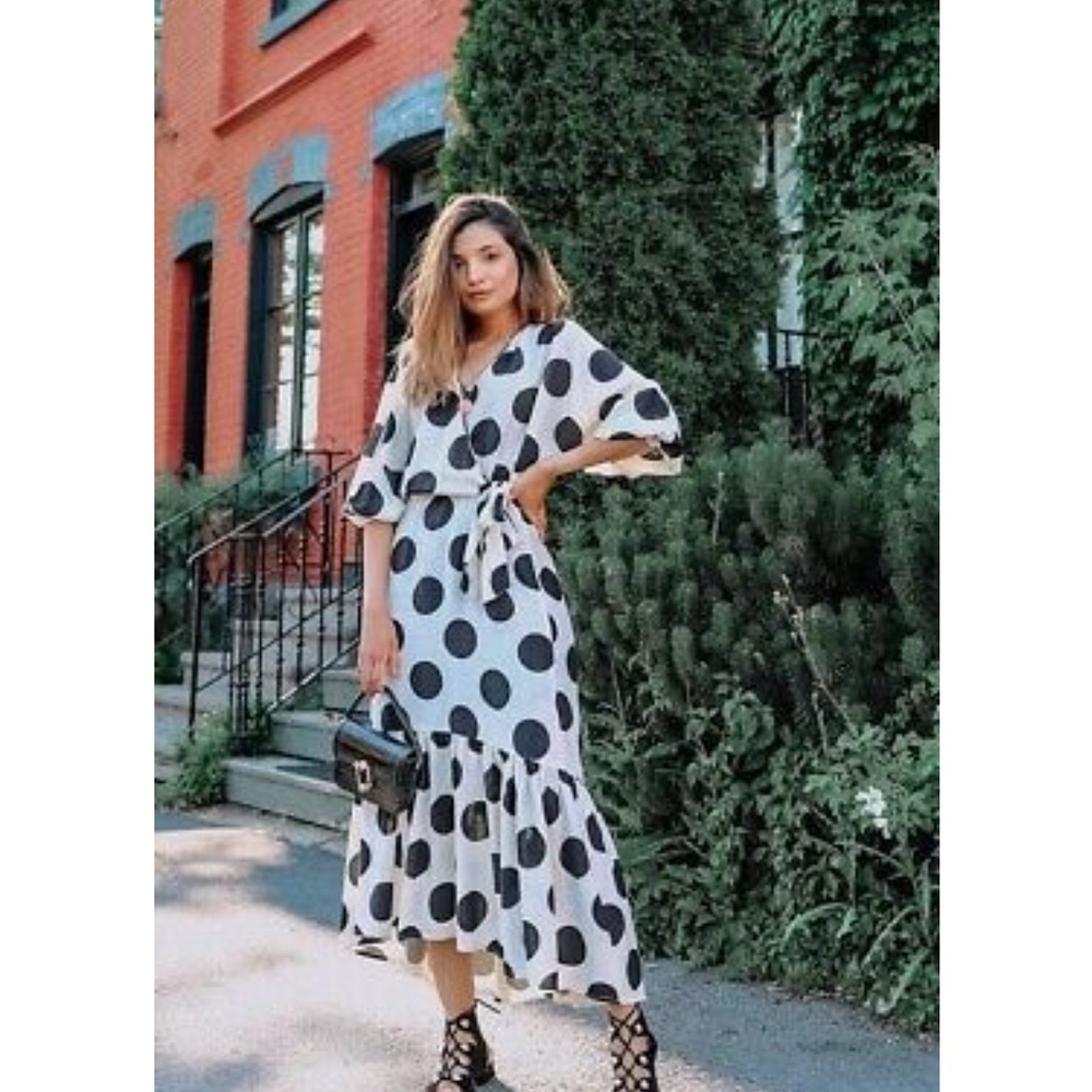 H&M Polka Dot Maxi Dress